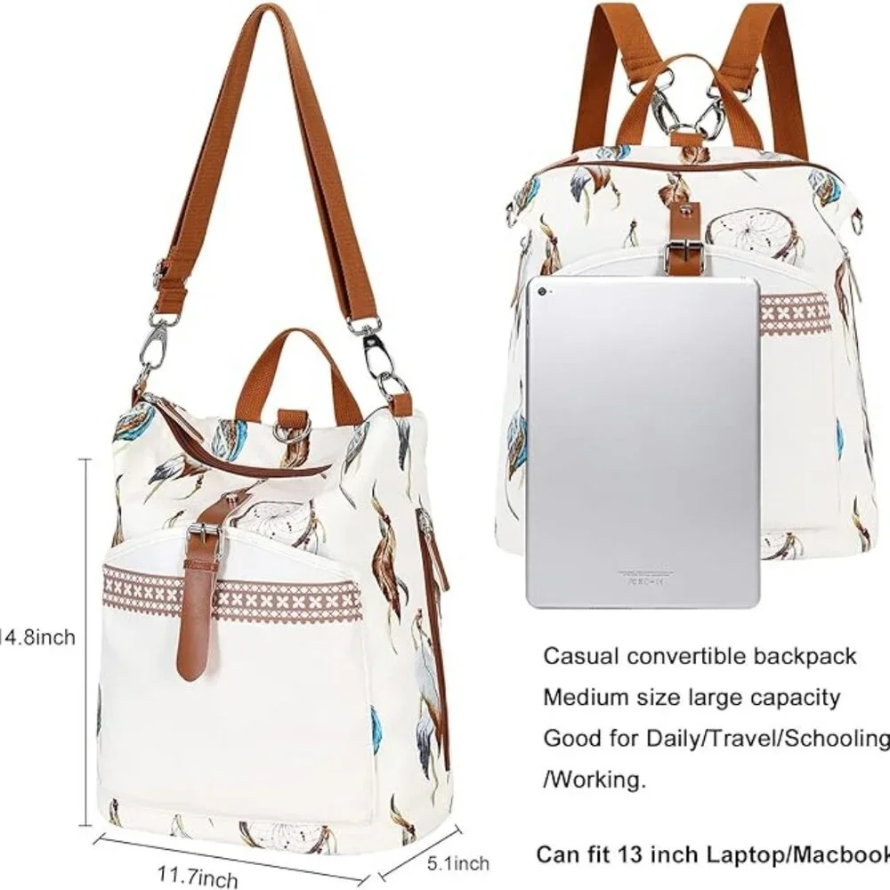 Convertible woman's backpack purse
